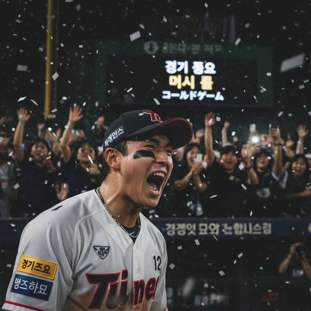 Một trận đấu tại giải KBO Hàn Quốc