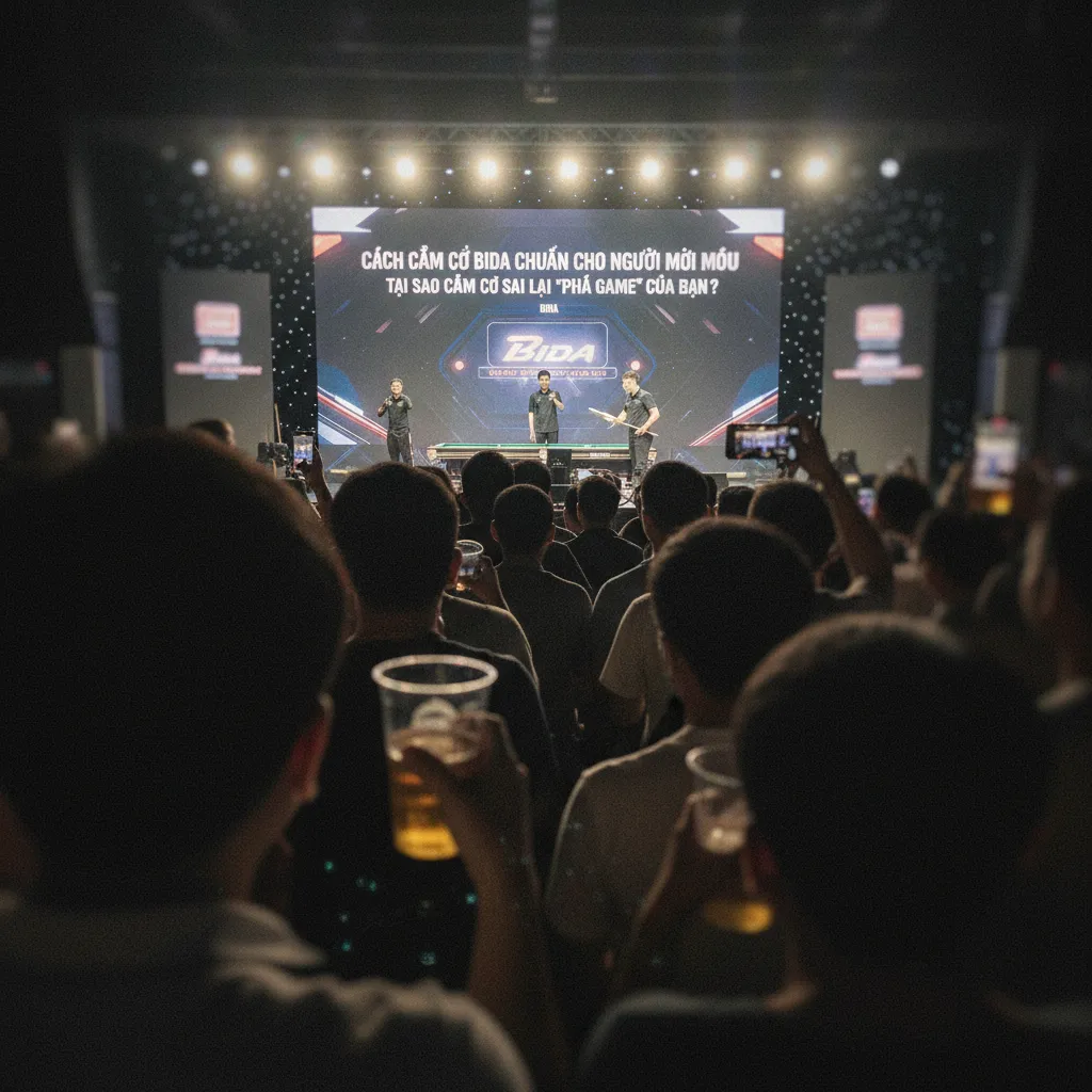 Cầu tay đóng trong bida