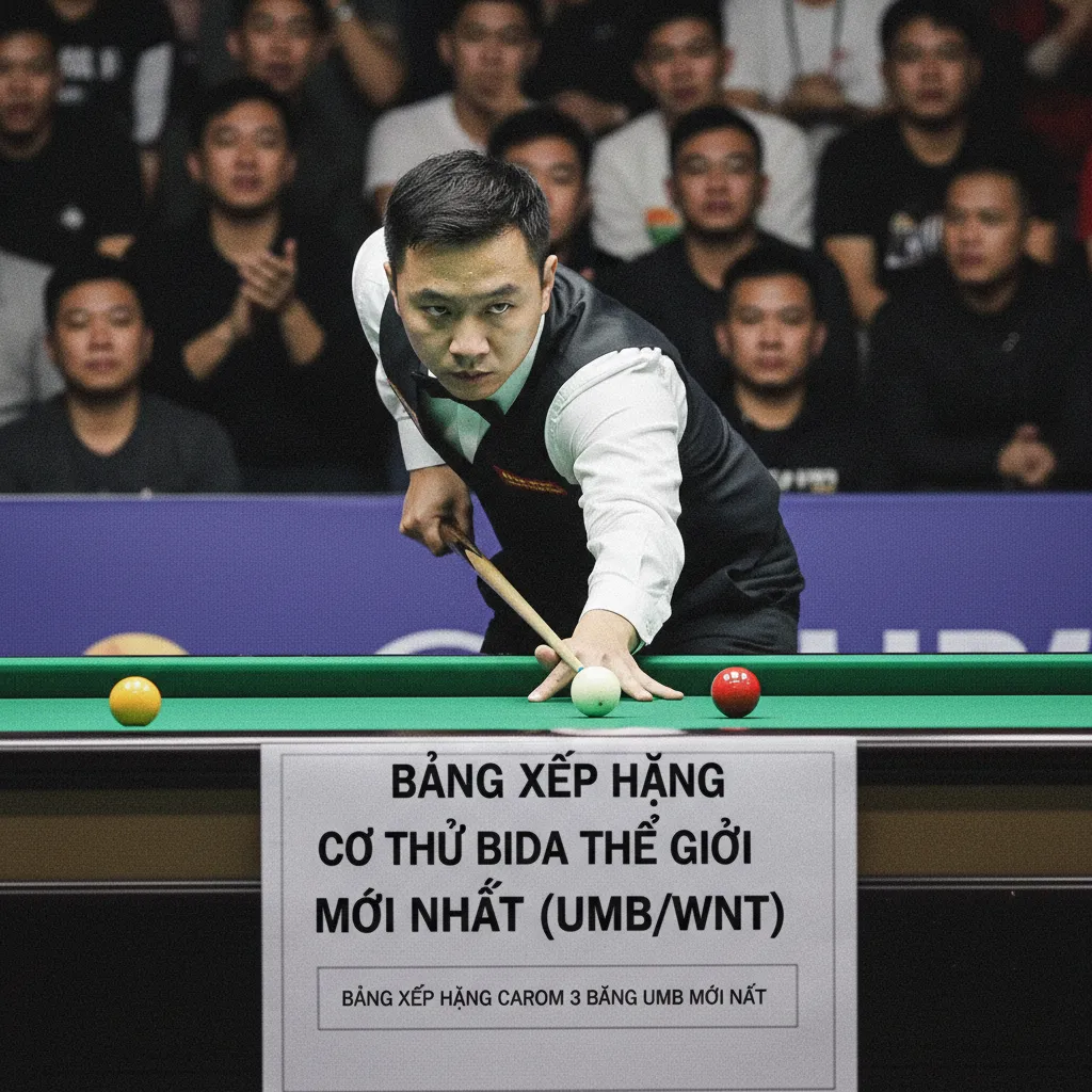 Bảng Xếp Hạng Carom 3 Băng UMB Mới Nhất