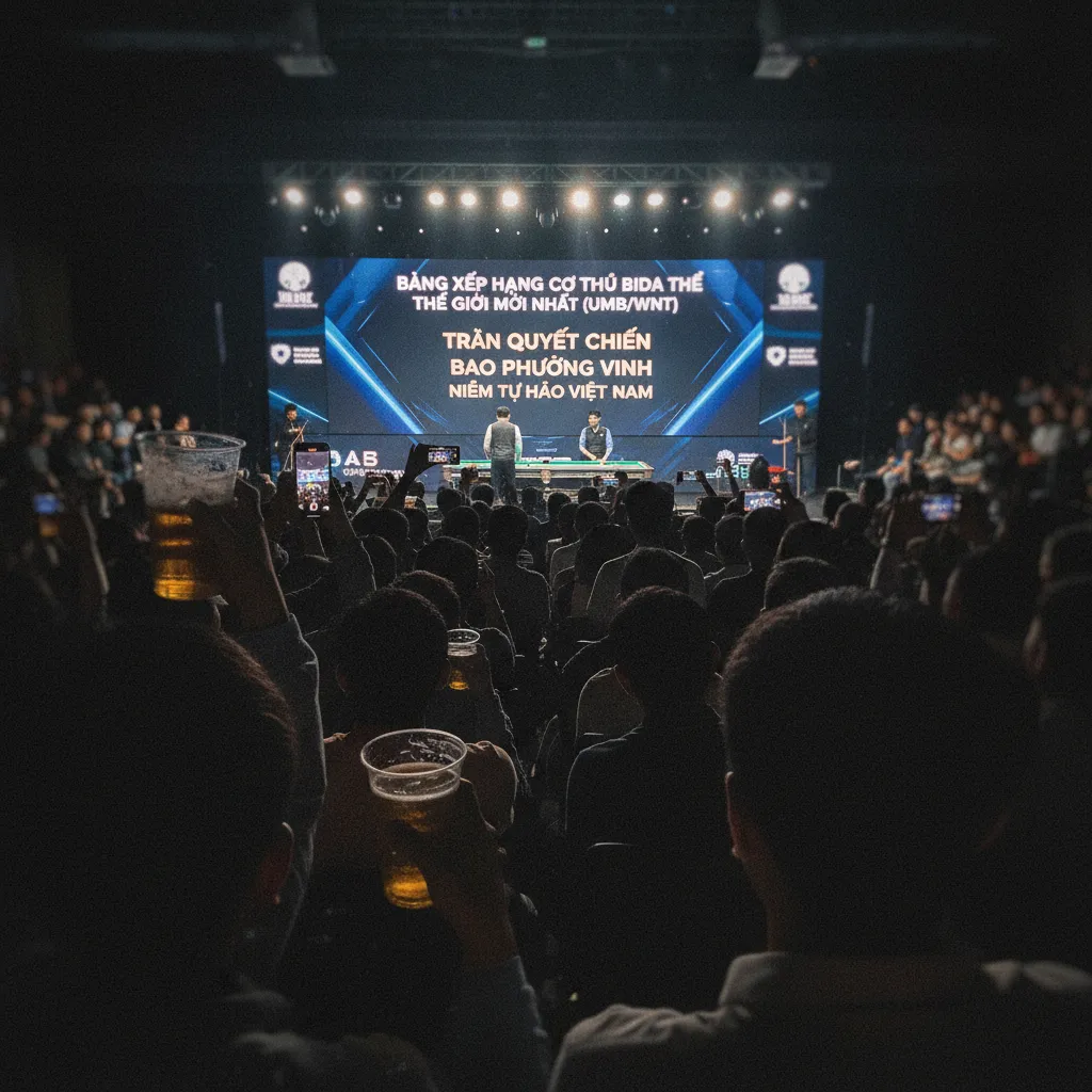 Bảng xếp hạng cơ thủ bida carom 3 băng thế giới của UMB