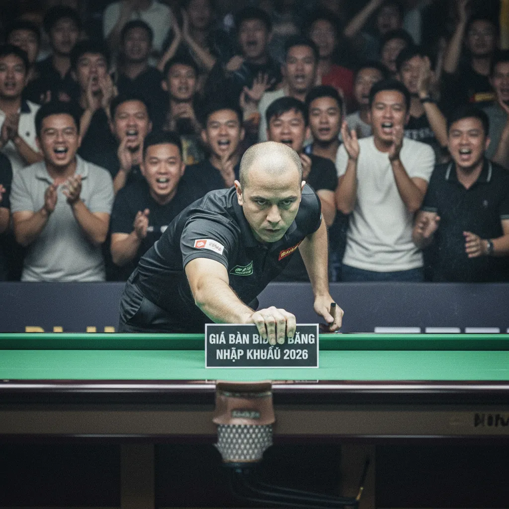 Tổng quan thị trường bàn bida 3 băng nhập khẩu năm 2026